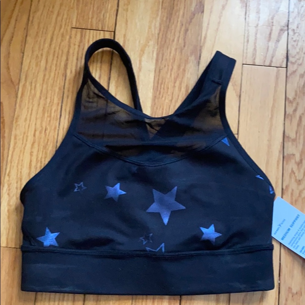 Black High Neck Sports Bra
